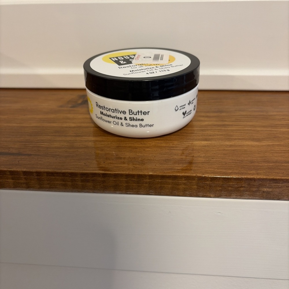 Nourish & Shine Restorative Butter 4 oz Sunflower Oil And Shea Butter